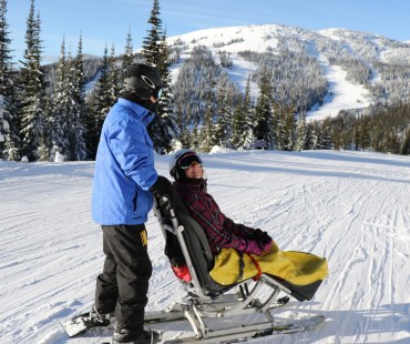 experiencing the montain on a snow limo tour at Sun Peaks experiencing the montain on a snow limo tour at Sun Peaks