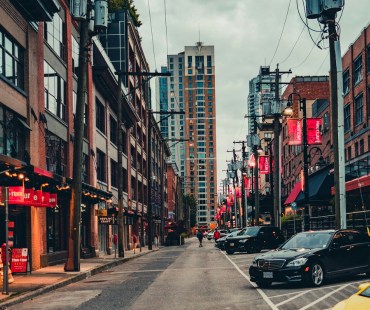 The streets of Yaletown The streets of Yaletown