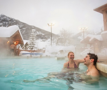 people enjoying the hotspring pools people enjoying the hotspring pools