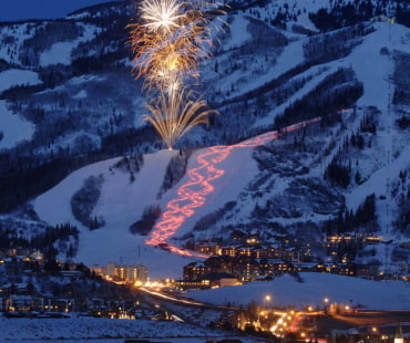 Night Skiing at Steamboat Night Skiing at Steamboat