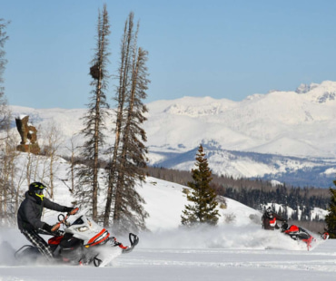 Snowmobile Tour at Steamboat Snowmobile Tour at Steamboat