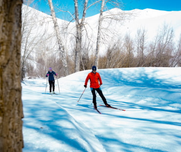 Nordic Skiers at Sun Valley Nordic Skiers at Sun Valley