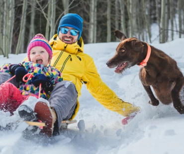 Sledding at Telluride Sledding at Telluride