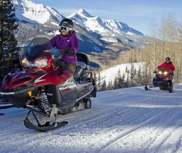 Snowmobiling at Telluride Snowmobiling at Telluride