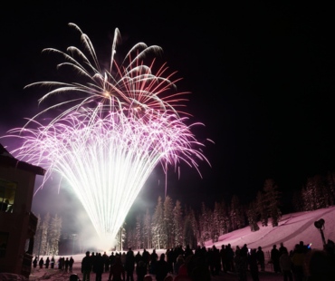 The night time fireworks at Kirkwood The night time fireworks at Kirkwood