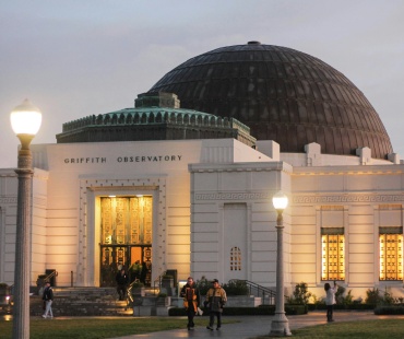 Outside view of the dome at Griffith Observatory Outside view of the dome at Griffith Observatory