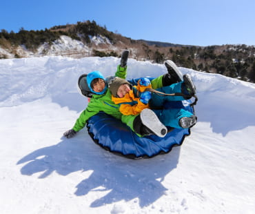 Tubing at Manza Onsen Tubing at Manza Onsen