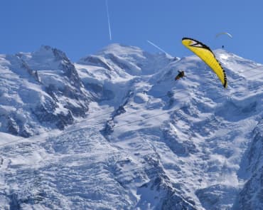 Paragliding in Chamonix Paragliding in Chamonix