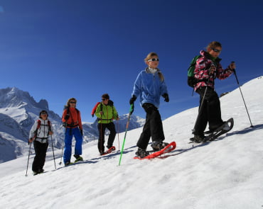 Snowshoeing in Chamonix Snowshoeing in Chamonix