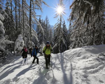 Winter Hikes in Chamonix Winter Hikes in Chamonix