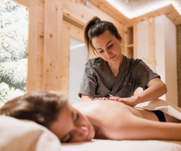 Person getting a massage Person getting a massage