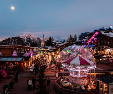 Lit up christmas markets and rides Lit up christmas markets and rides