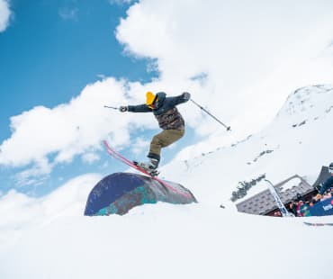 Snowpark at Les 2 Alpes Snowpark at Les 2 Alpes