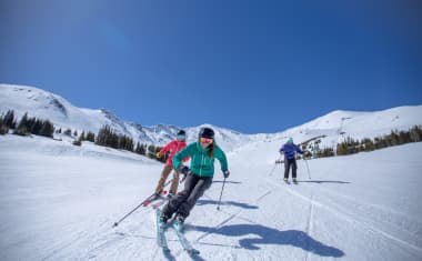 Marmot Basin Group Skiing
