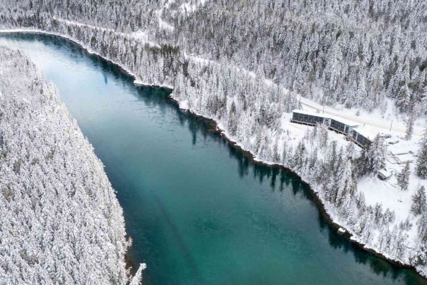 Aerial of Basecamp Resorts Revelstoke