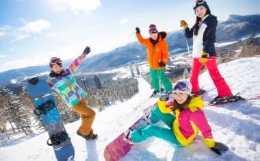 Group of Friends at Tomamu