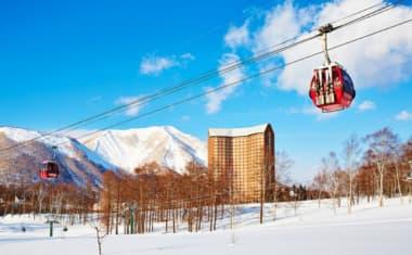 Exterior of Westin Rusutsu with Gondola